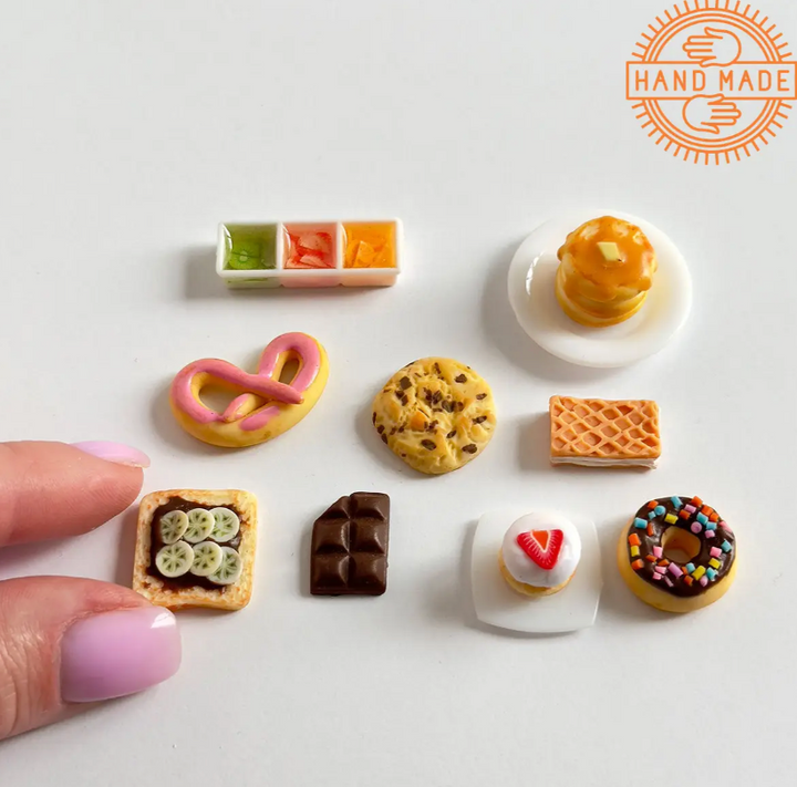 Puppennahrung Dessert №1 Handgefertigt 9 Stück