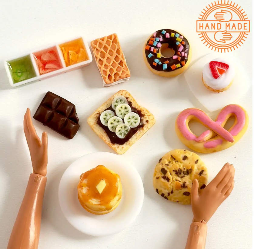 Puppennahrung Dessert №1 Handgefertigt 9 Stück