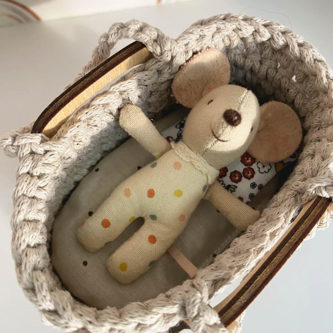 Puppenmöbel Wiege Maßstab 1:12 NestWood