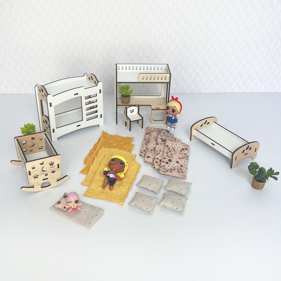 Bettwäscheset für Kinderzimmer 14-tlg. NestWood Eco