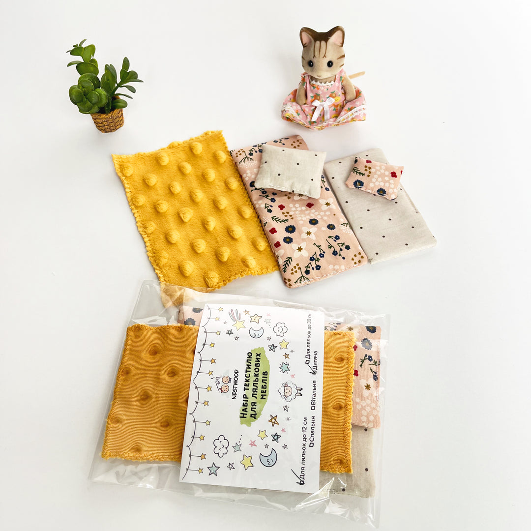 Bettwäscheset für Kinderzimmer 14-tlg. NestWood Eco
