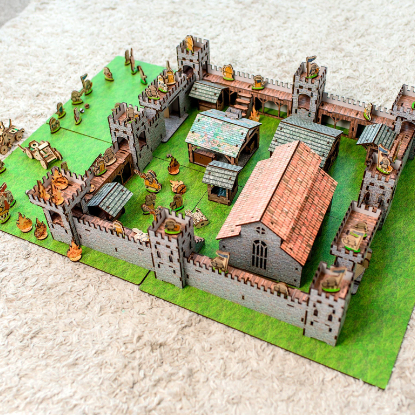 Wooden castle constructor Mini 3 NestWood