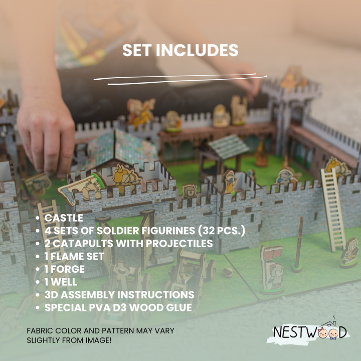 Wooden castle constructor Mini 2 NestWood