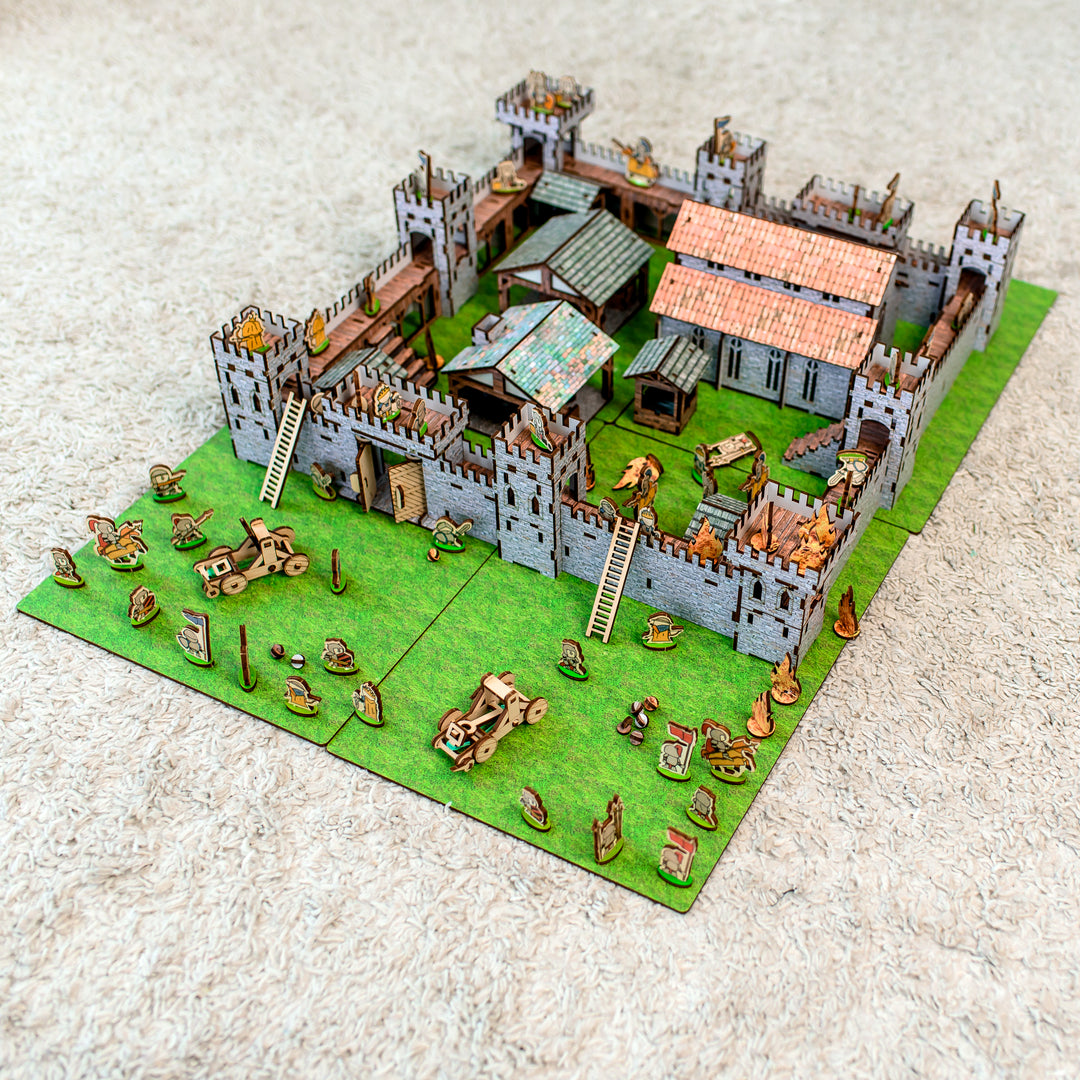 Wooden castle constructor Mini 3 NestWood