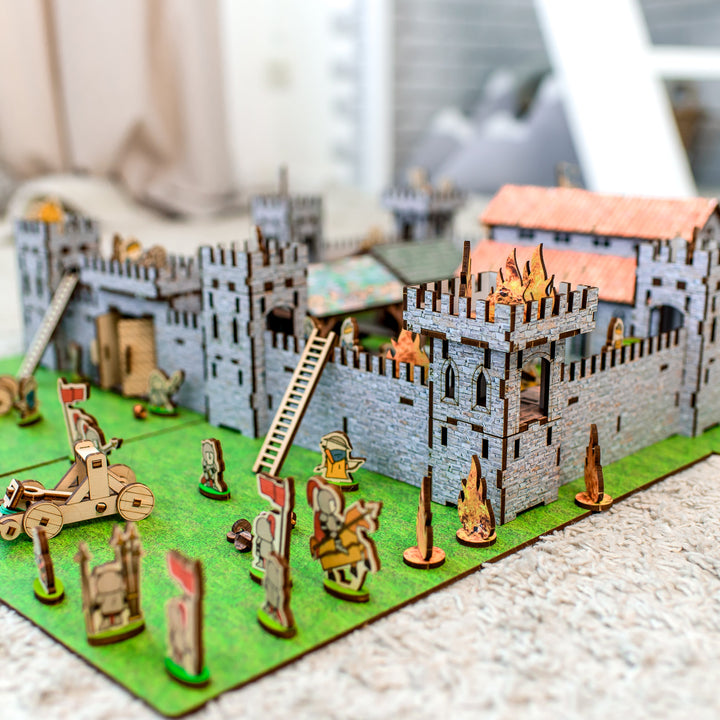 Wooden castle constructor Mini 3 NestWood