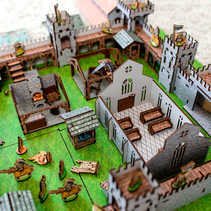 Wooden castle constructor Mini 3 NestWood