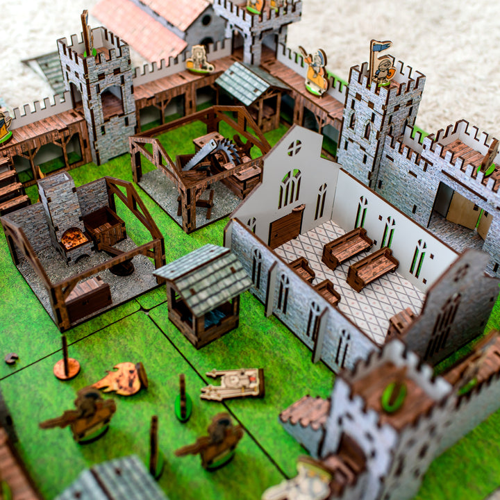 Wooden castle constructor Mini 3 NestWood