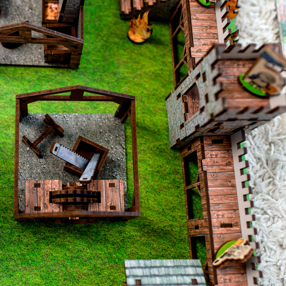 Wooden castle constructor Mini 3 NestWood