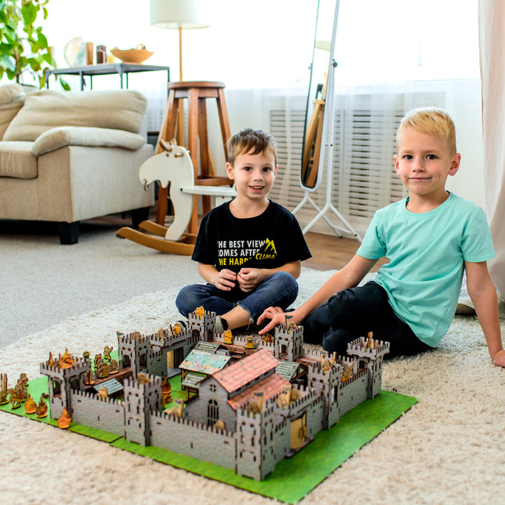 Wooden castle constructor Mini 3 NestWood