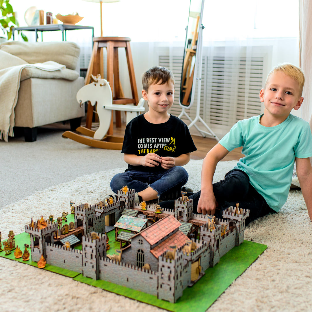 Wooden castle constructor Mini 3 NestWood