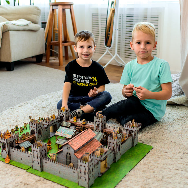 Wooden castle constructor Mini 3 NestWood