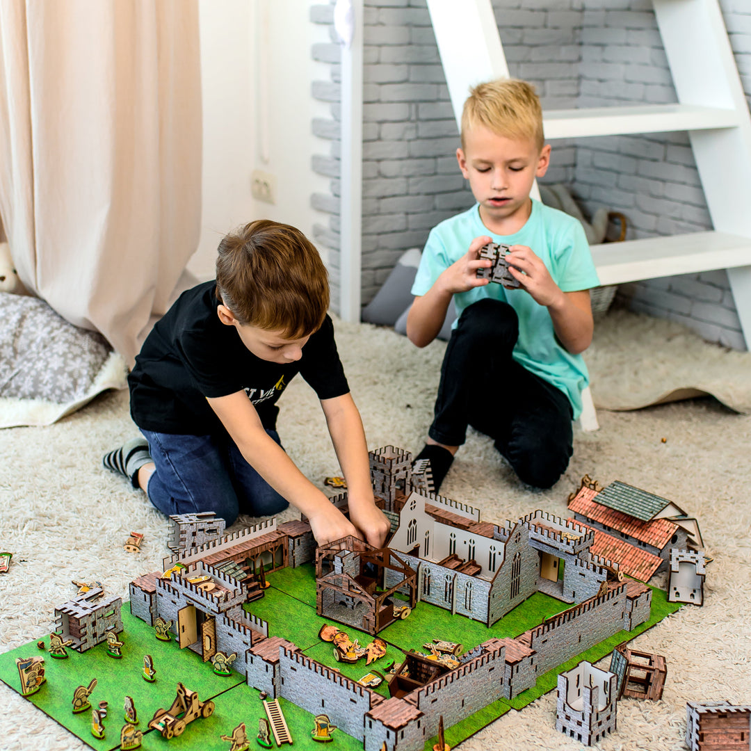 Wooden castle constructor Mini 4 NestWood