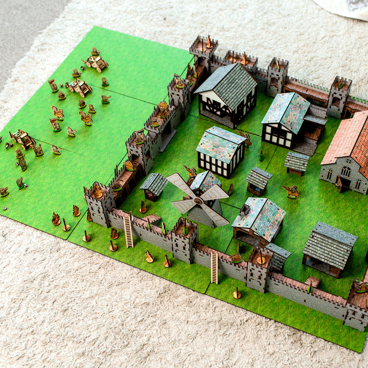 Wooden castle constructor Mini 4 NestWood