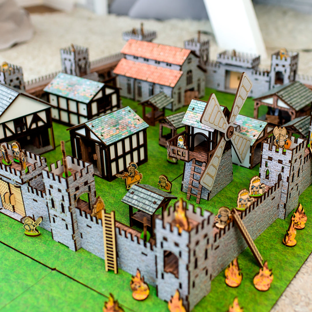 Wooden castle constructor Mini 4 NestWood