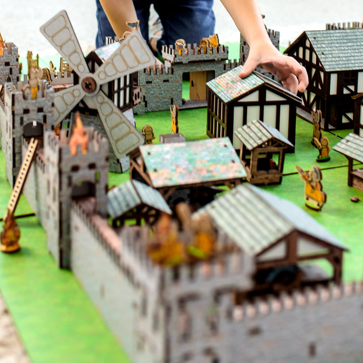 Wooden castle constructor Mini 4 NestWood