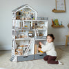 Wooden dollhouse Mansion scale 1:6 NestWood Eco