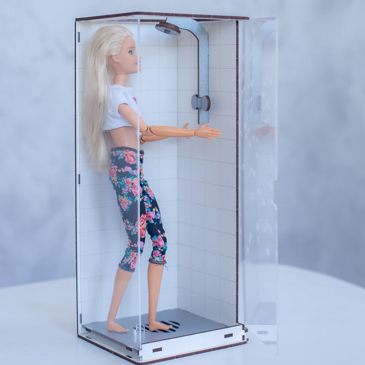 Doll furniture Shower cabin scale 1:6 NestWood Eco