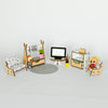 Wooden Living room furniture set scale 1:12 NestWood Eco