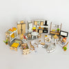 Wooden furniture set Medium in scale 1:12 NestWood Eco