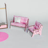 Bedding Set Living room 5 pcs NestWood Pink 1:6