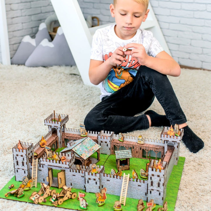 Wooden castle constructor Mini 2 NestWood