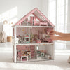 Wooden dollhouse Fantasy scale 1:6 NestWood pink
