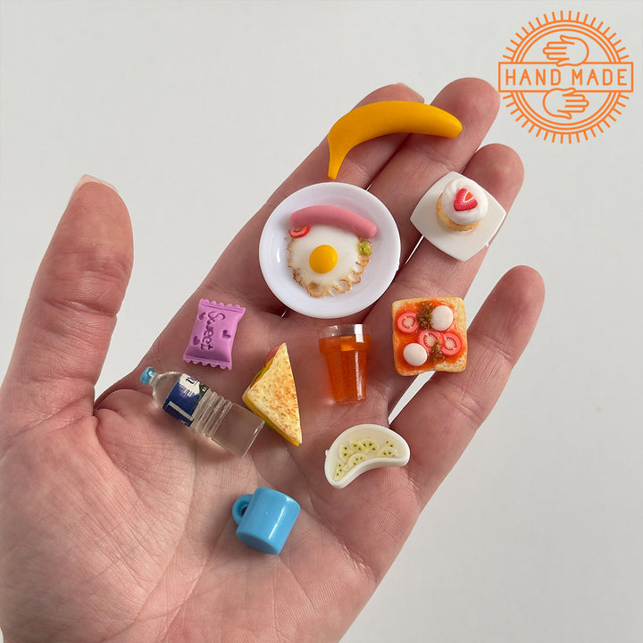 Doll Food Breakfast Hand Made 10 Pieces